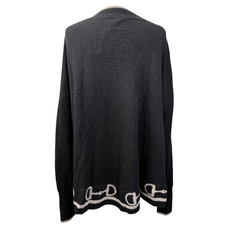 Hannah Childs 'Kristina' Poncho  in Black/Tan - Women's S/M