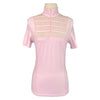 Front of Equisite 'Elaine' Shirt in Blush