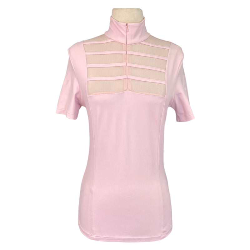 Front of Equisite &#39;Elaine&#39; Shirt in Blush