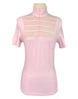 Front of Equisite 'Elaine' Shirt in Blush