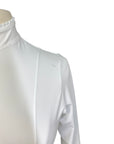Hannah Childs 'Shelby' Ruffle Long Sleeve Show Shirt in White