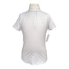 RJ Classics 'Sadie' Show Shirt in White/Peace Signs - Children's Medium