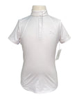 RJ Classics 'Sadie' Show Shirt in White/Peace Signs - Children's Medium