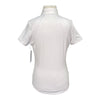 RJ Classics 'Sadie' Show Shirt in White/Peace Signs - Children's Medium