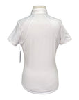 RJ Classics 'Sadie' Show Shirt in White/Peace Signs - Children's Medium