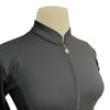 Halter Ego 'Heidi' Long Sleeve Shirt in Black