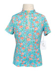 Dover Saddlery CoolBlast® Kids’ Short Sleeve Shirt in Pony Posies - Children's Medium