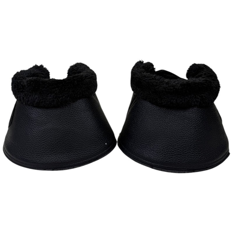 LeMieux 'Fleece Wrap Around' Bell Boots in Black