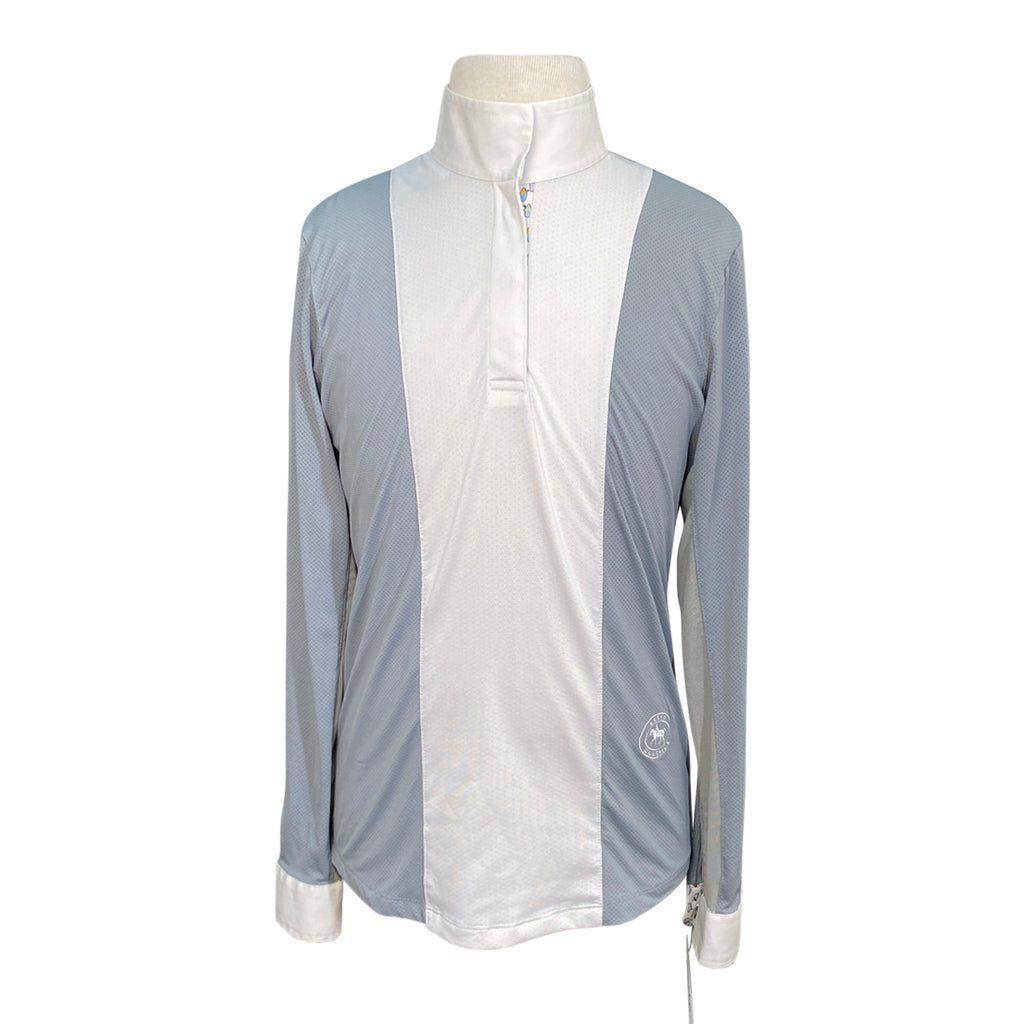 Essex Classics 'Luna Performance' Show Shirt in Grey/Snow Cones - Children's Large