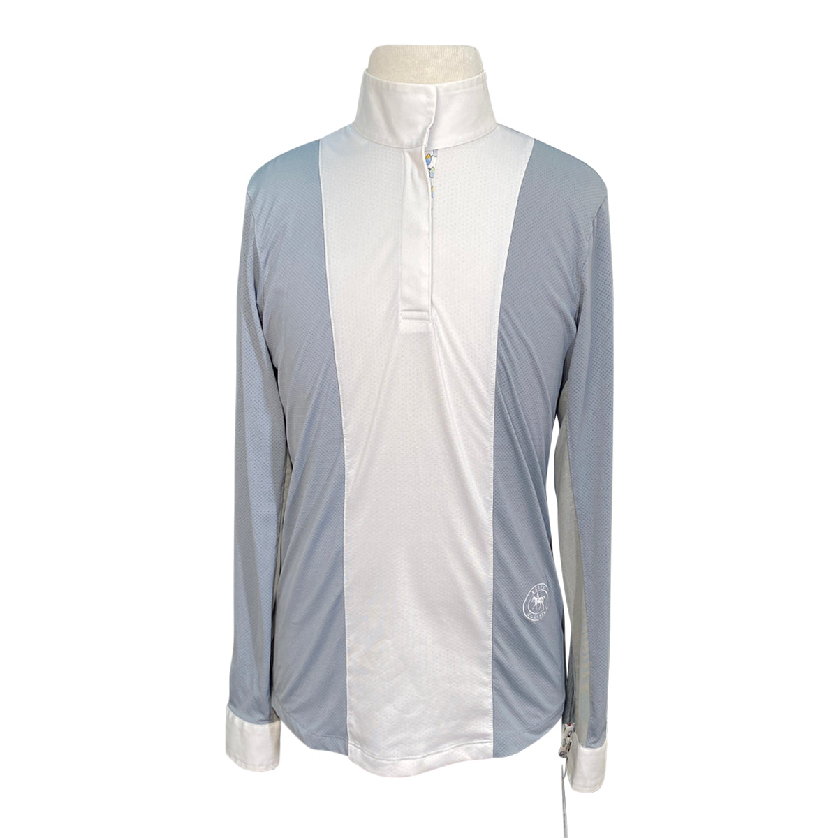 Essex Classics 'Luna Performance' Show Shirt in Grey/Snow Cones - Children's Large