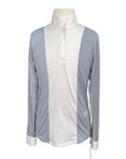 Essex Classics 'Luna Performance' Show Shirt in Grey/Snow Cones - Children's Large