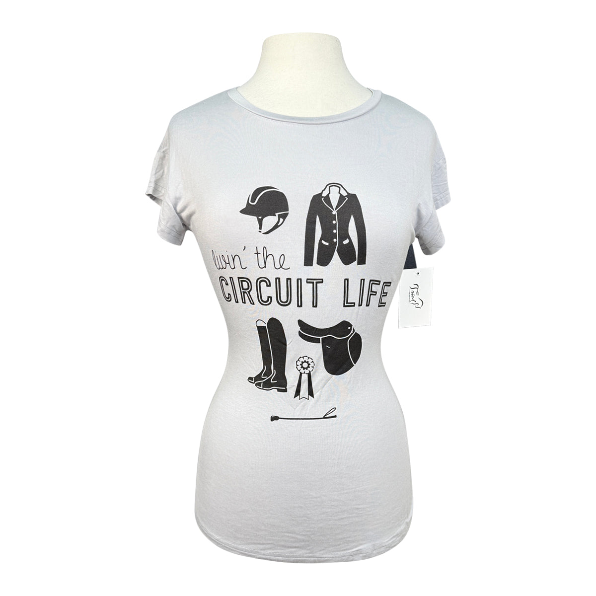 Spiced Equestrian Circuit Life Tee in Pepper