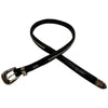 People On Horses Crystal Belt in Black/White/Yellow