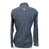 Ariat Button-Up Shirt in Navy w/ Bits