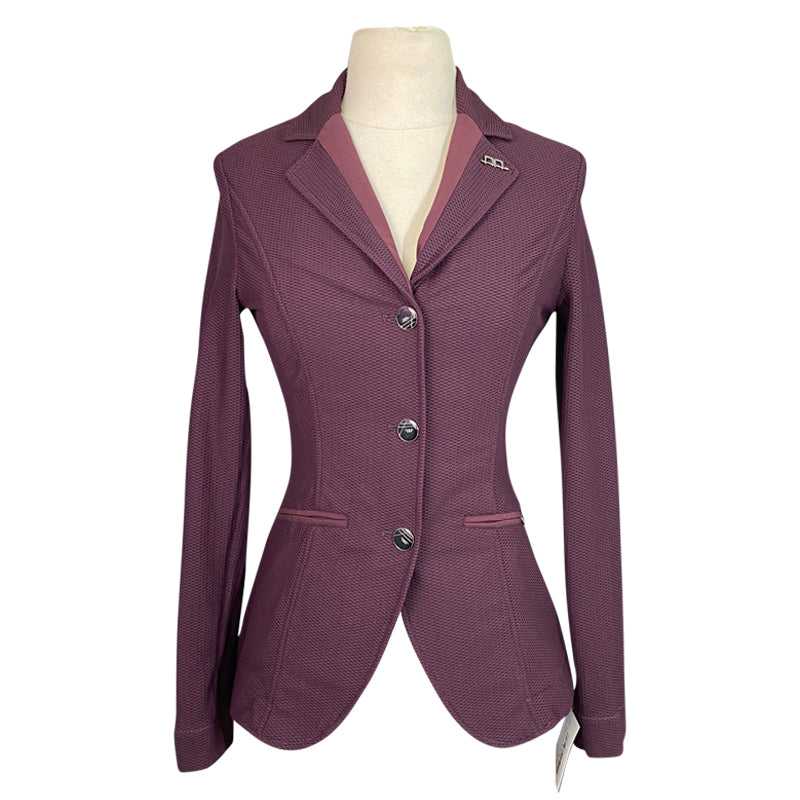 AA Platinum 'MotionLite' Show Coat in Plum - Women's Medium