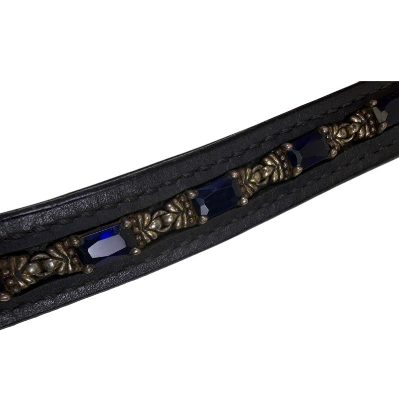 People On Horses Browband in Black/Navy