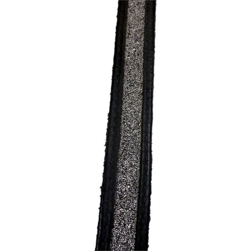 People On Horses Browband in Black/Silver 