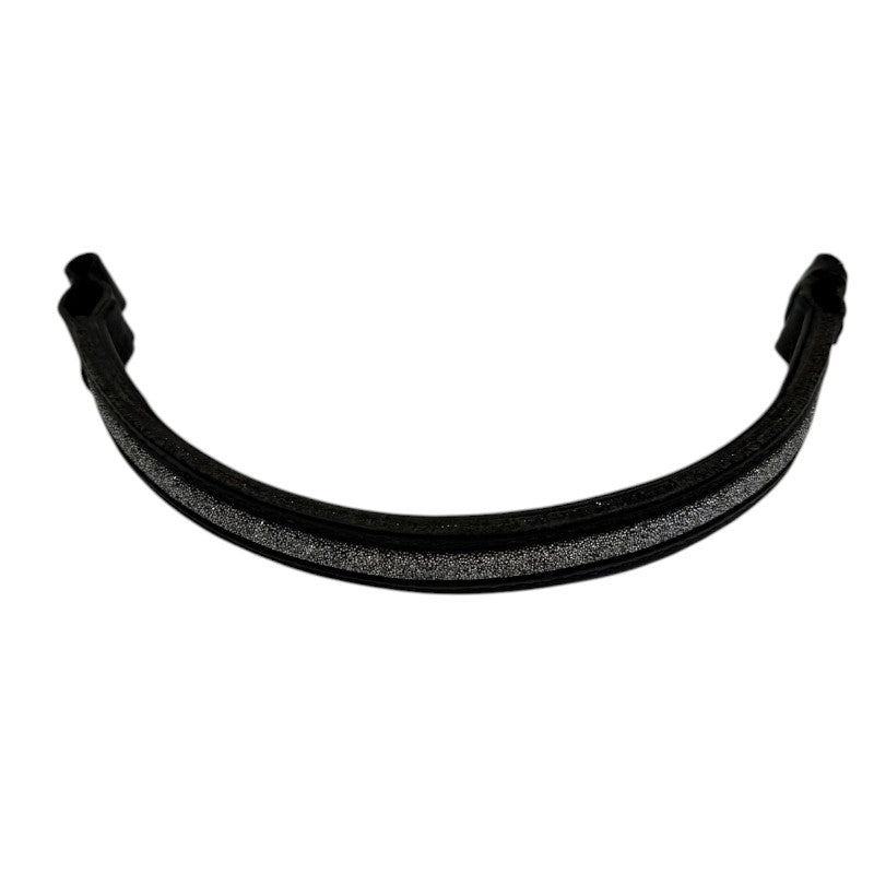 People On Horses Browband in Black/Silver 