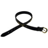 Leather Snaffle Belt in Black