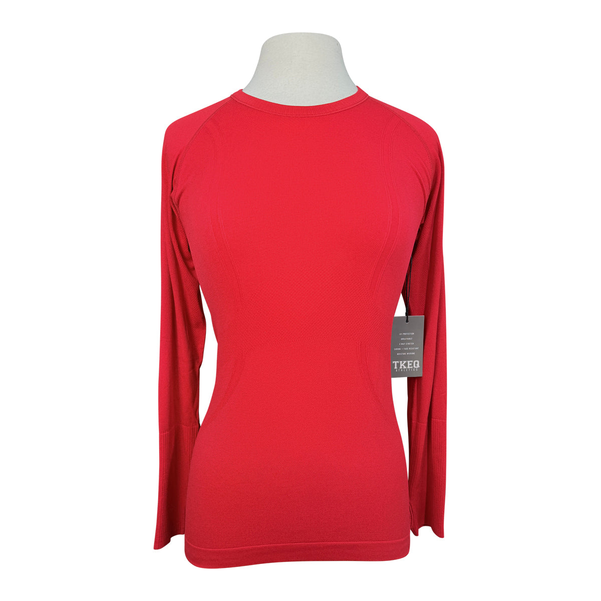 TKEQ The &#39;Kennedy 2.0&#39; Seamless Long Sleeve in Sour Cherry