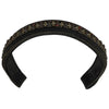 People On Horses Browband in Black/Orange