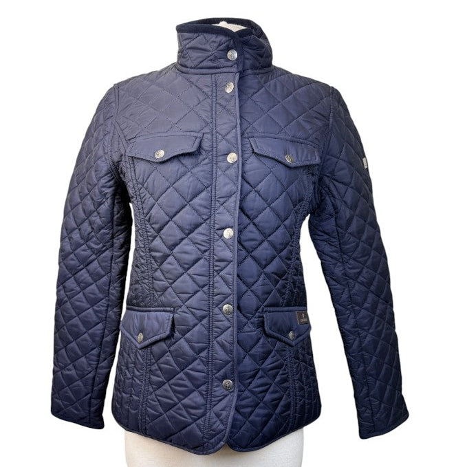 Kingsland Quilted Puffer Jacket in Navy