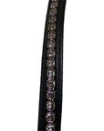 People On Horses Browband in Black/White/Pink 