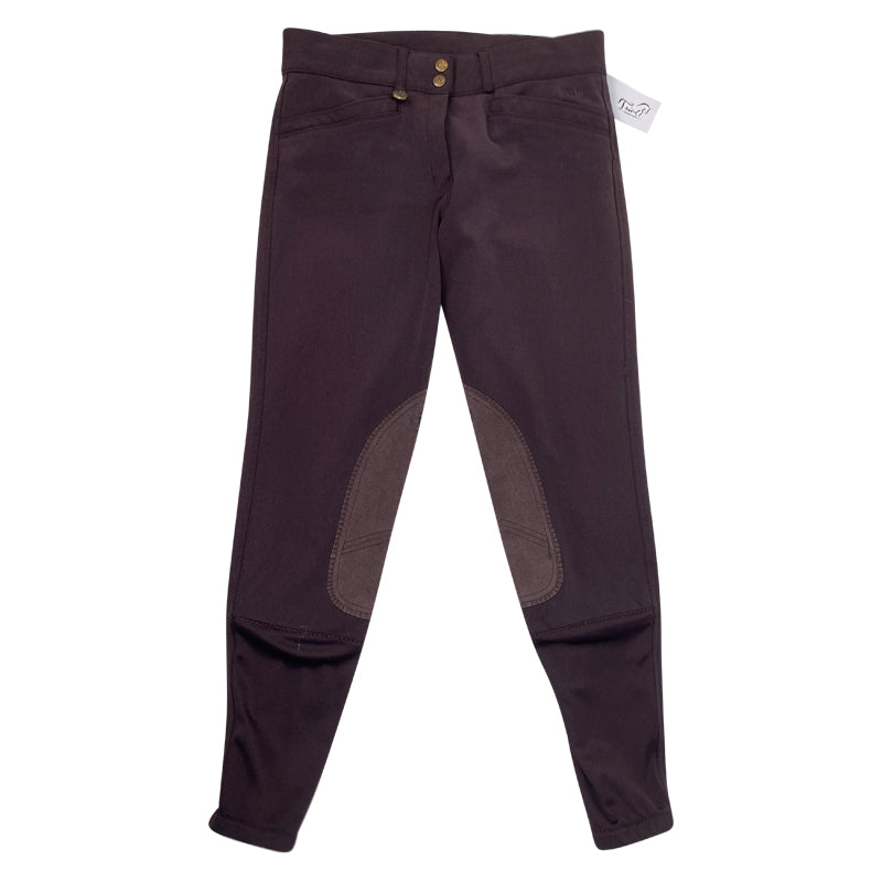 Ovation Celebrity Knee Patch Breeches in Plum
