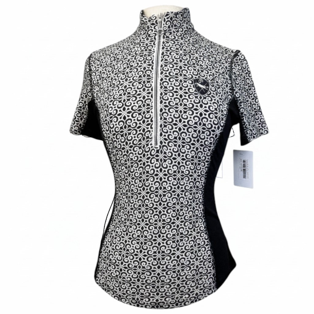 Goode Rider Ideal Shirt in Black/White Pattern