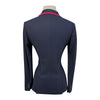 RJ Classics 'Victory' Orange Label Show Coat in Navy/Red Piping