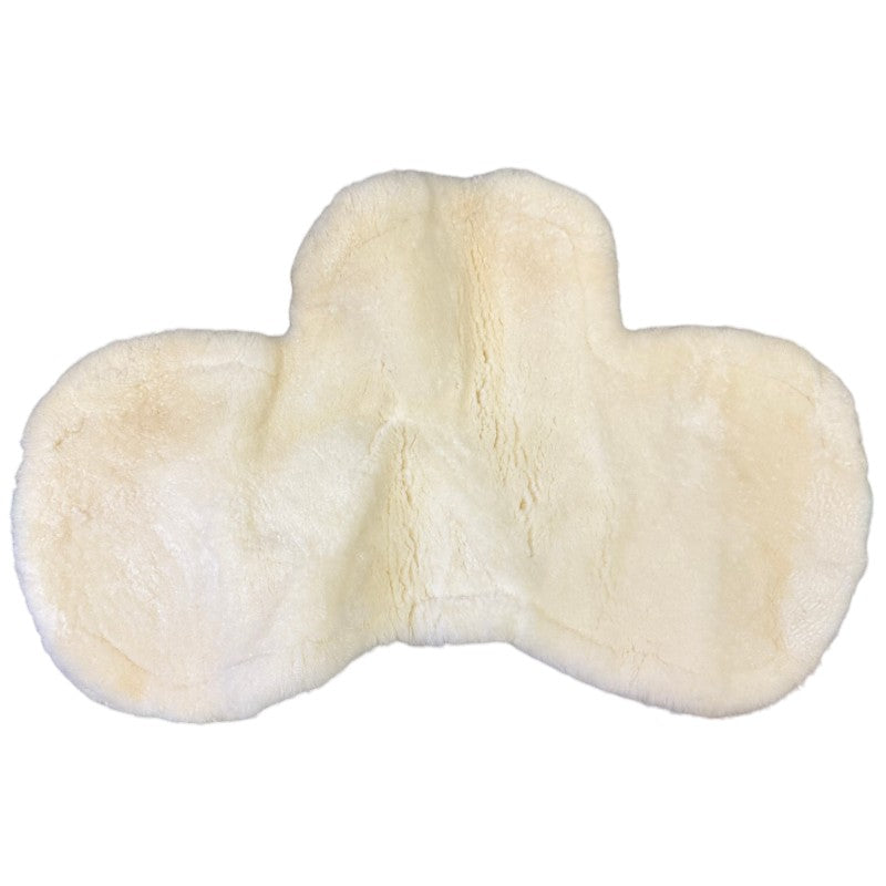 Dover Saddlery Sheepskin Saddle Pad in White