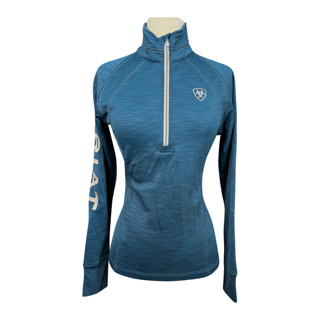 Ariat 1/4 Zip Pull Over in Navy Heather