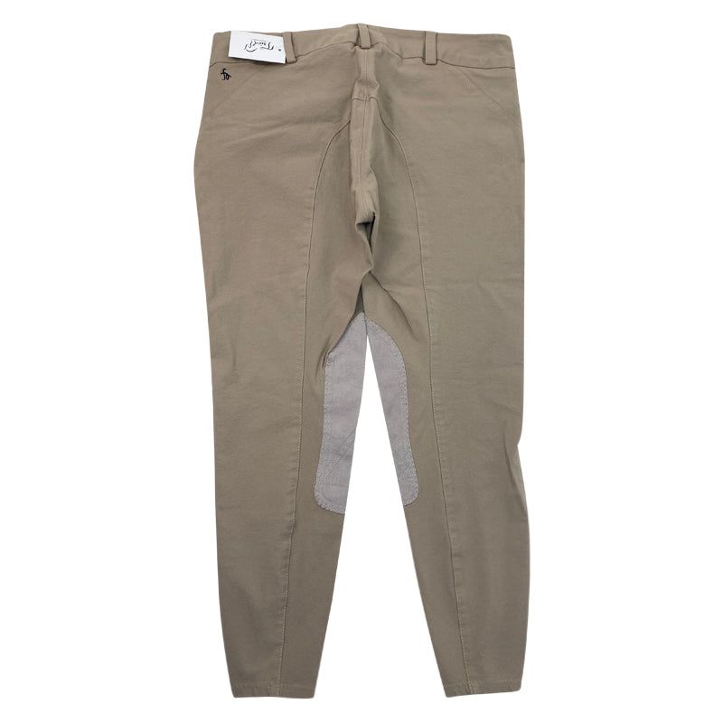 Back of Free x Rein Signature Ponte Breeches in Tan