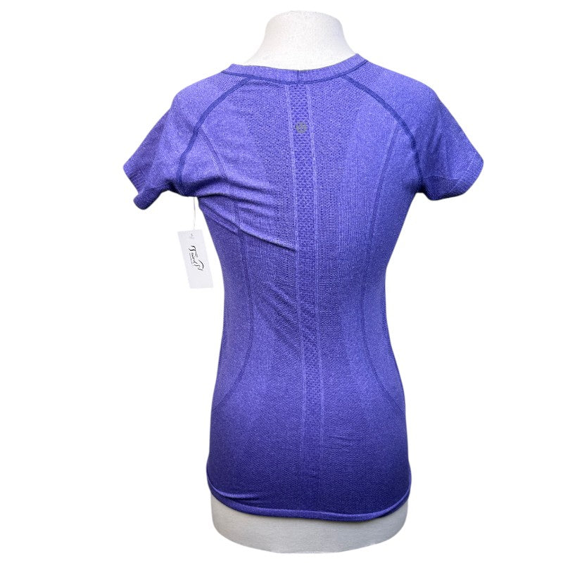 Lululemon Swiftly Short Sleeve Active Shirt in Purple