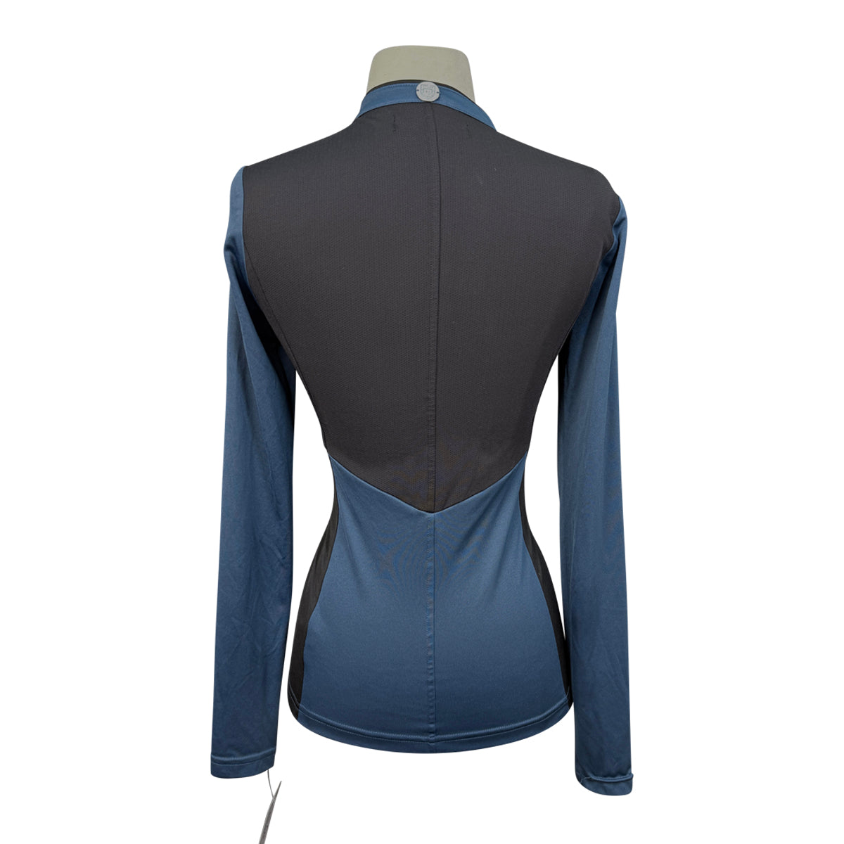 Asmar Equestrian Zip-Up Training Shirt in Navy/Black