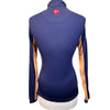Kastel Signature Long Sleeve Shirt in Navy/Orange 