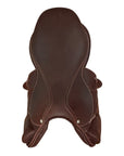 Devoucoux 2023 'Chiberta O' Monoflap Saddle in Brown/Navy