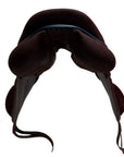 Devoucoux 2023 'Chiberta O' Monoflap Saddle in Brown/Navy