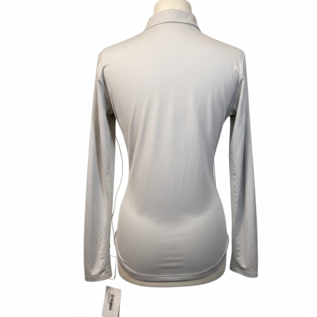 SanSoleil Polo Style Sunshirt in Cloud Grey