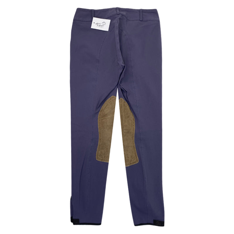 Back of Tailored Sportsman 'Trophy Hunter' Breeches in Purple Heart - Women's 30R