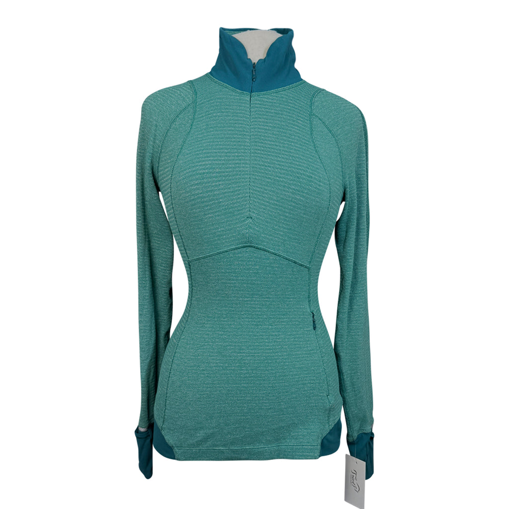 Lululemon 1/4 Zip Up in Green