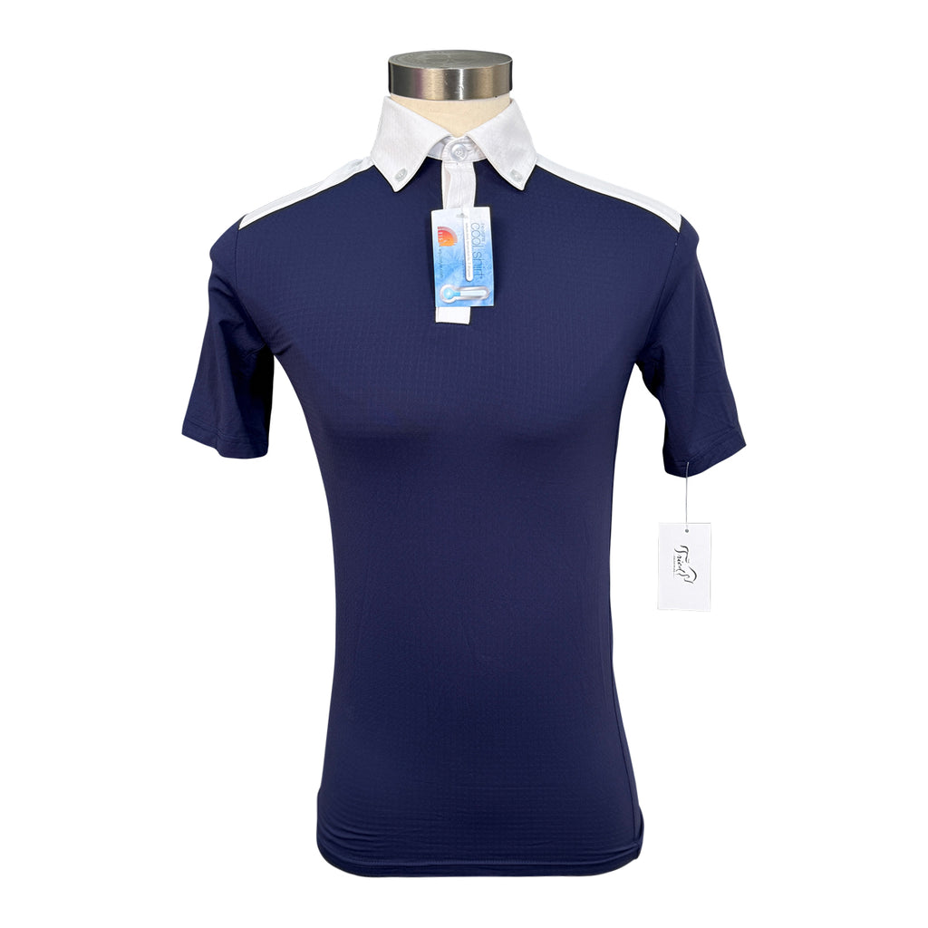 EIS- Men's Short Sleeve Show Shirt in Navy