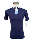 EIS- Men's Short Sleeve Show Shirt in Navy