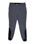 Cavalleria Toscana Logo Grip Breeches in Grey Micro Check