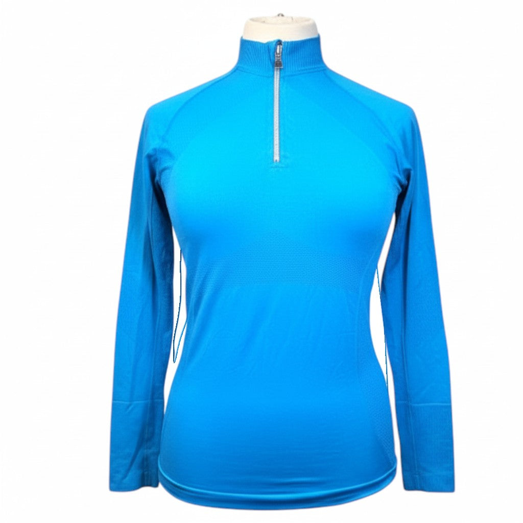 Anique Signature Sun Shirt in Teal Blue