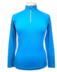 Anique Signature Sun Shirt in Teal Blue