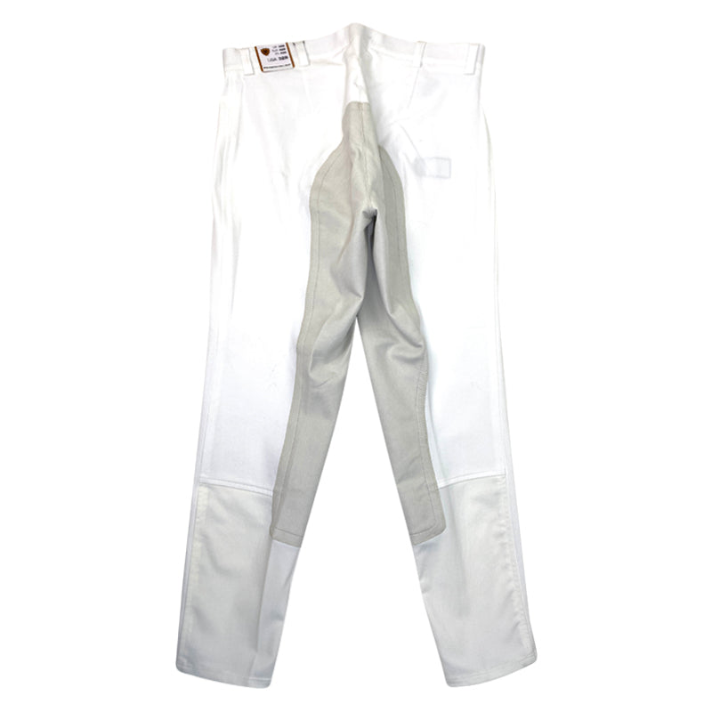 Back fo Ariat 'Fairfax' Full Seat Breeches in White