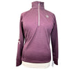 Ariat Tek Team 1/4 Zip Pullover in Heather Plum - Women's Large