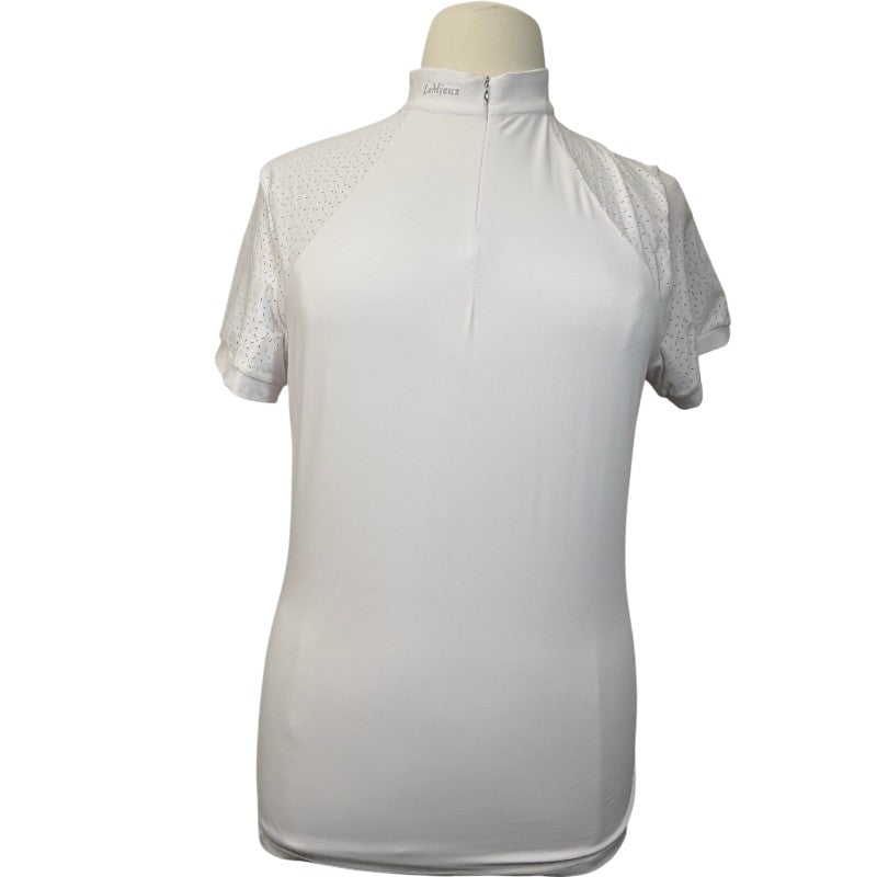 LeMieux 'Olivia' Short Sleeve Show Shirt in White