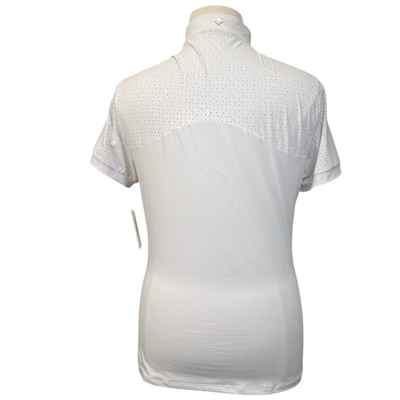 LeMieux 'Olivia' Short Sleeve Show Shirt in White